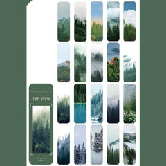 Magnetic Bookmark Craft Paper Set for Teachers Students Reading Tools